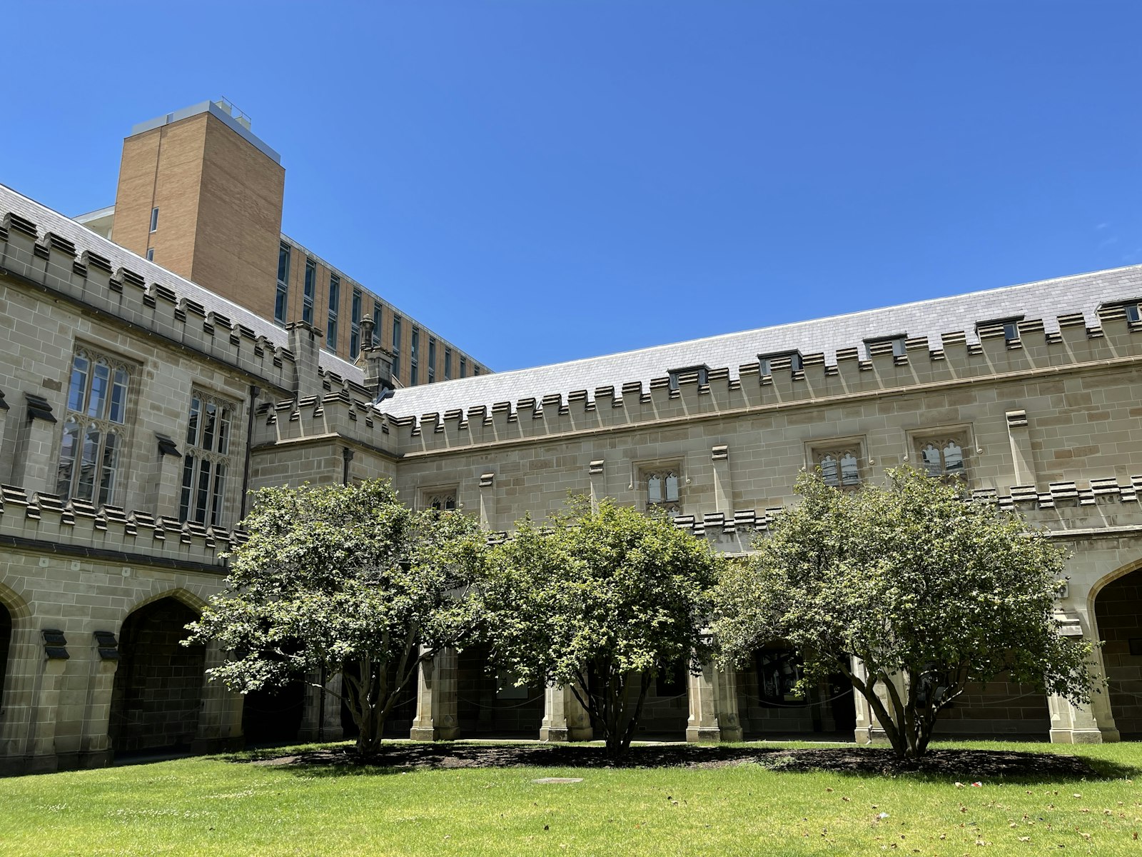 University campus building in Melbourne, Australia